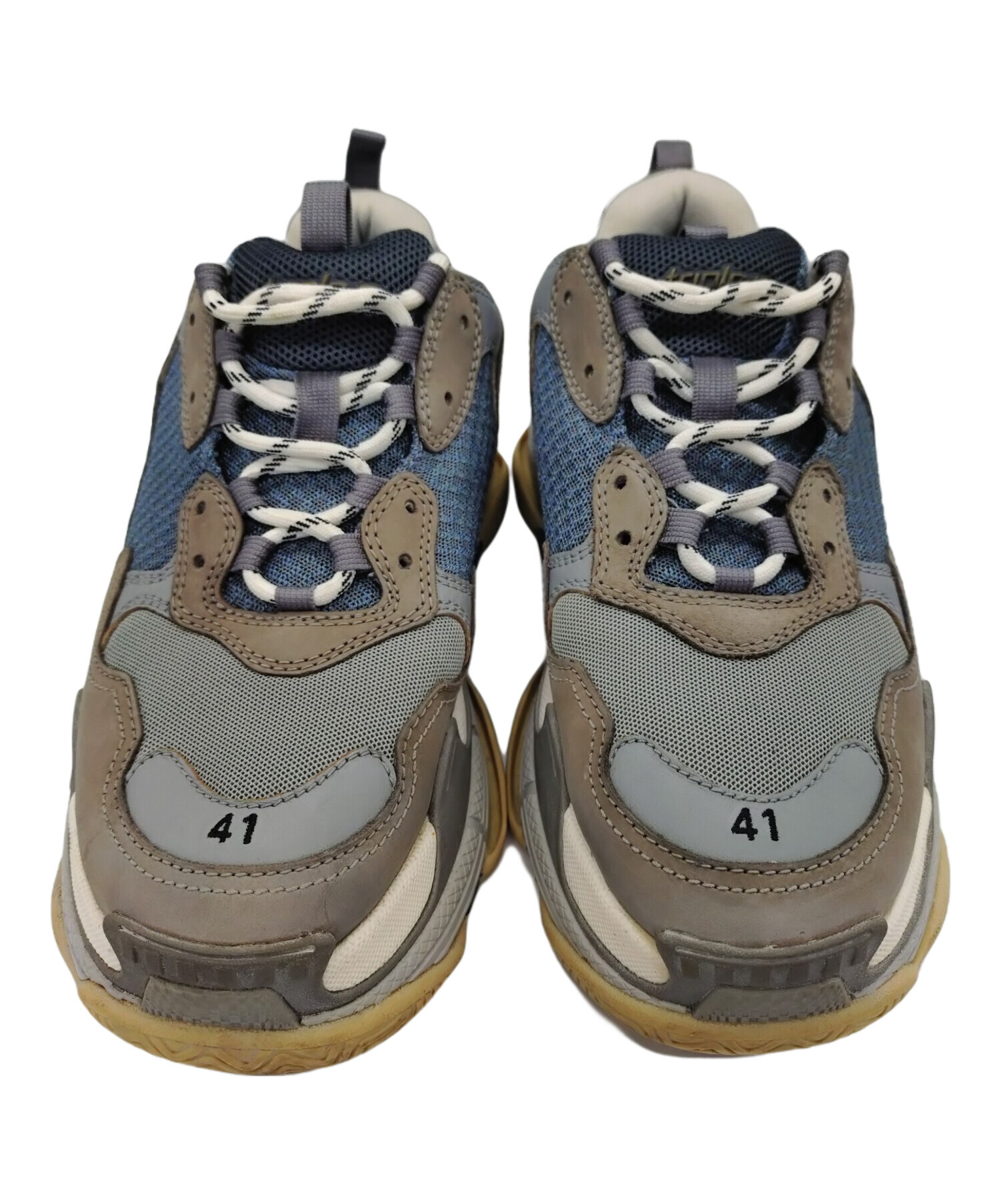 中古・古着通販】BALENCIAGA (バレンシアガ) スニーカー グレー サイズ