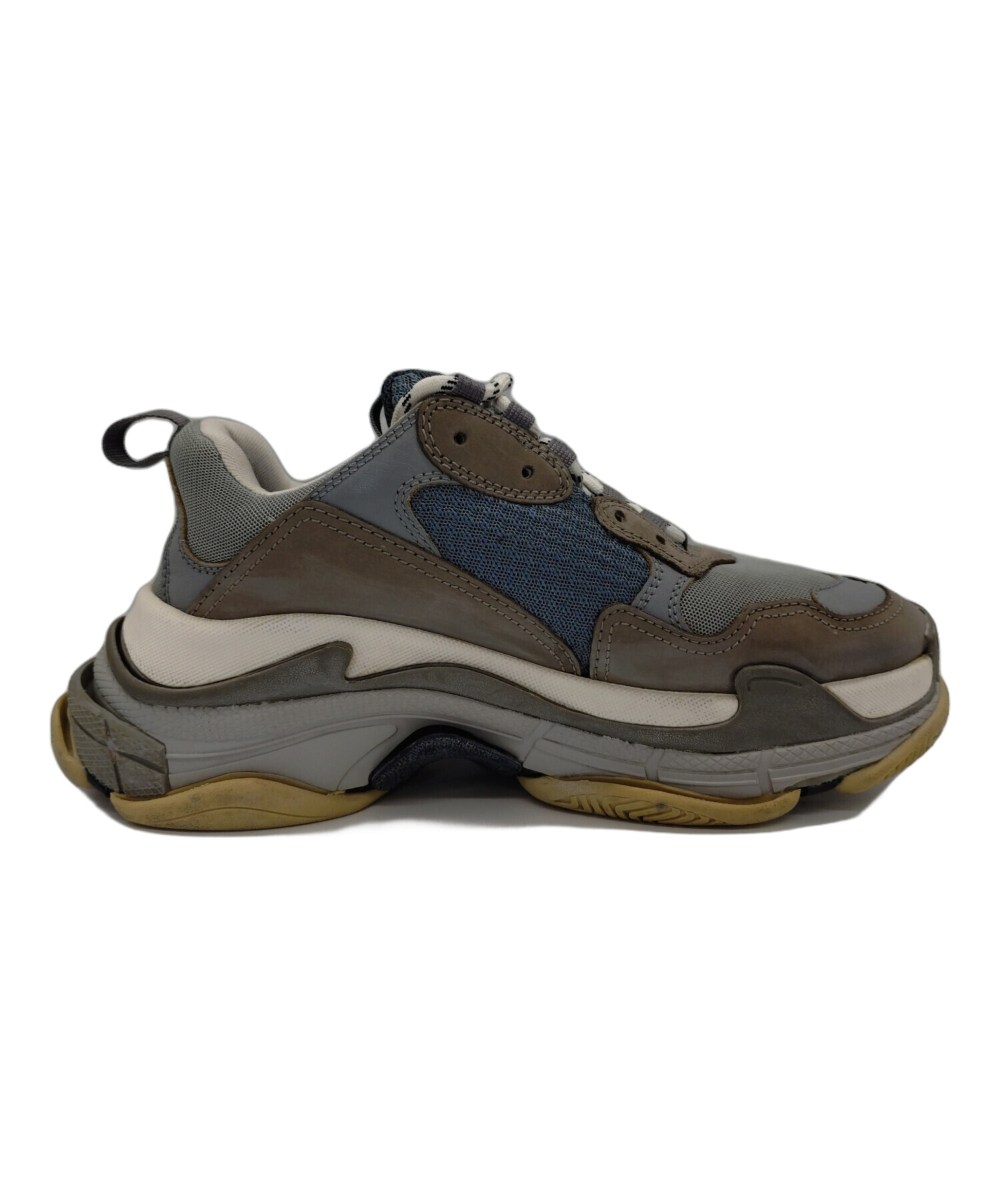 靴 BALENCIAGA Paris 41 中古・古着通販】BALENCIAGA (バレンシアガ) スニーカー グレー サイズ