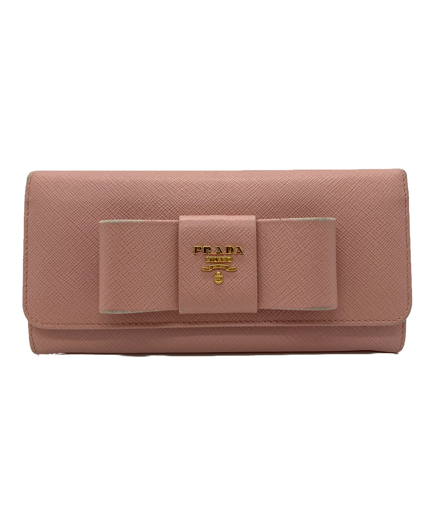PRADA 長財布 used 中古・古着通販】PRADA (プラダ) 長財布 ピンク｜ブランド・古着通販