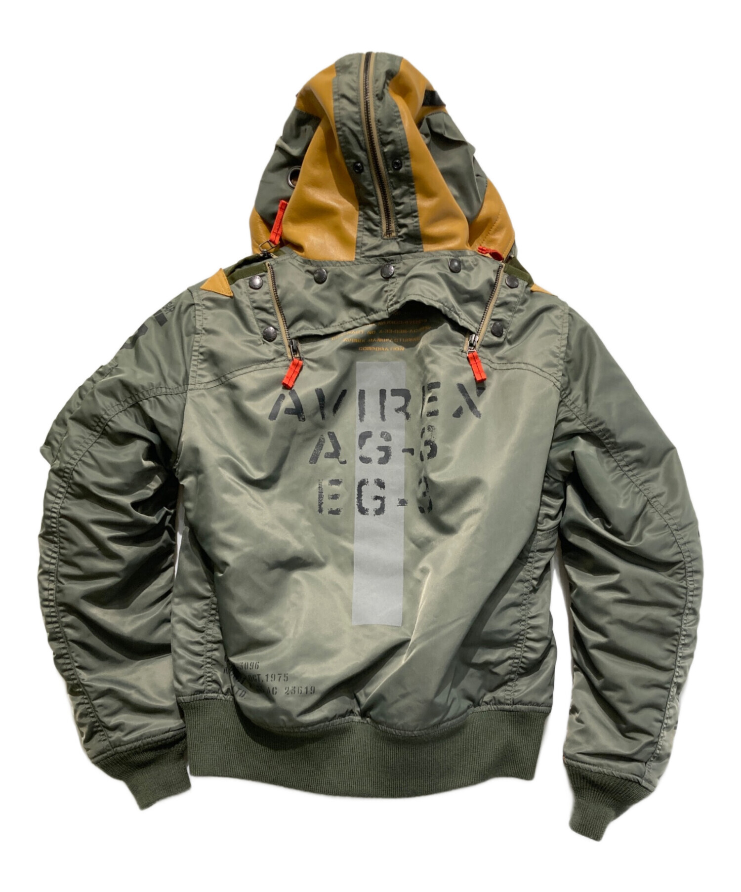 中古・古着通販】AVIREX (アヴィレックス) MA-1 REMODEL MARK2 カーキ