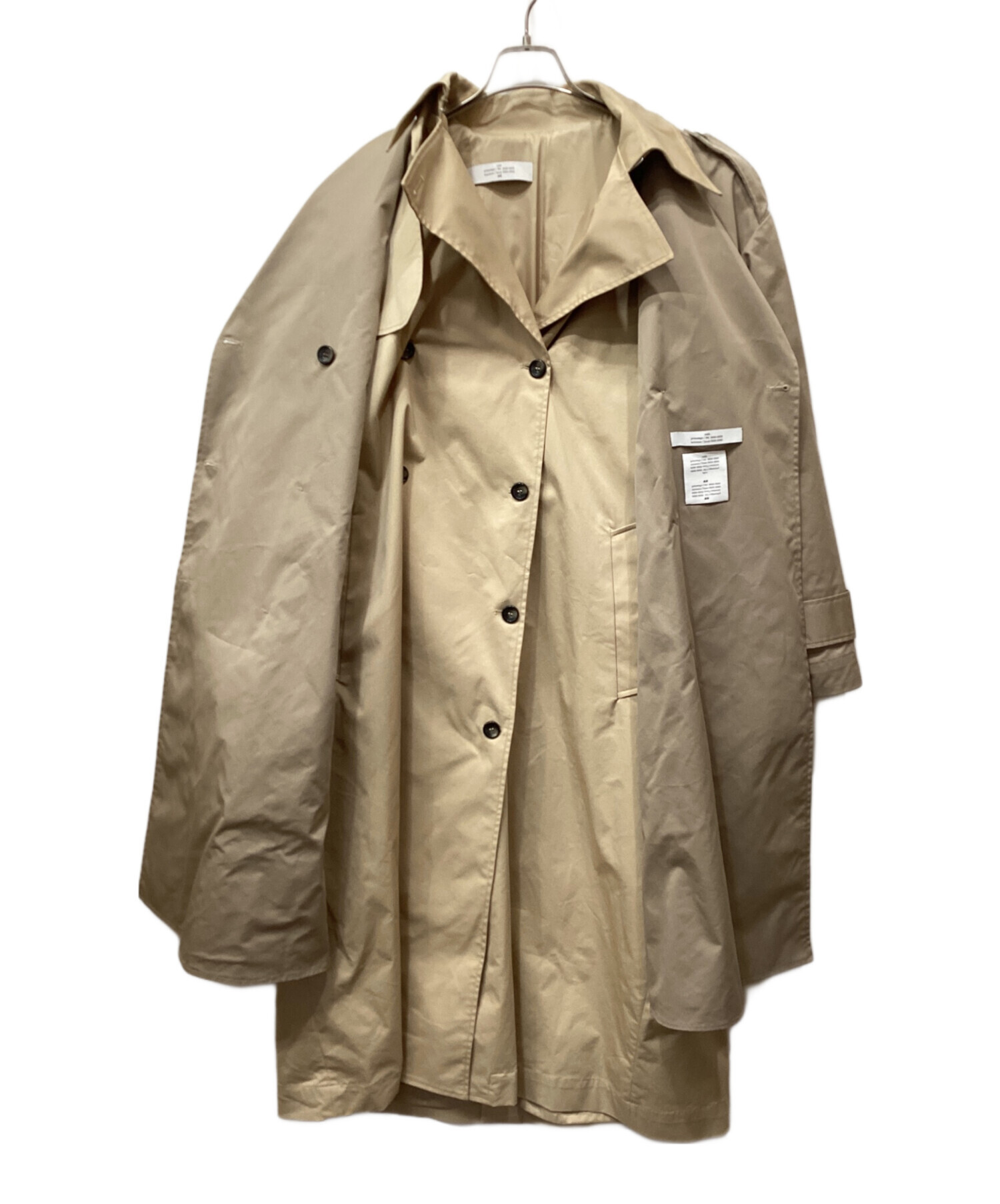 rokh  コラボ　ツーピースツイルトレンチコート　M 中古・古着通販】H&M (エイチアンドエム) rokh (ロク) ツーピース