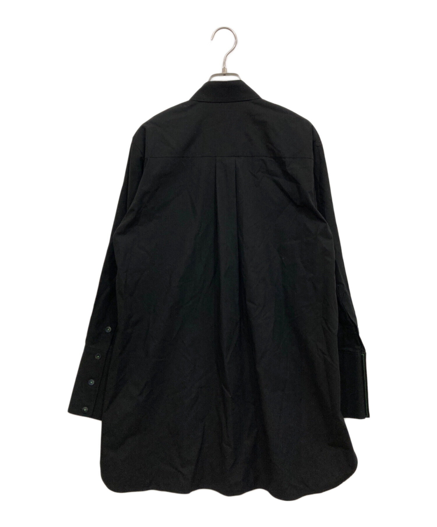 中古・古着通販】ENFOLD (エンフォルド) スタンダードシャツ ブラック 