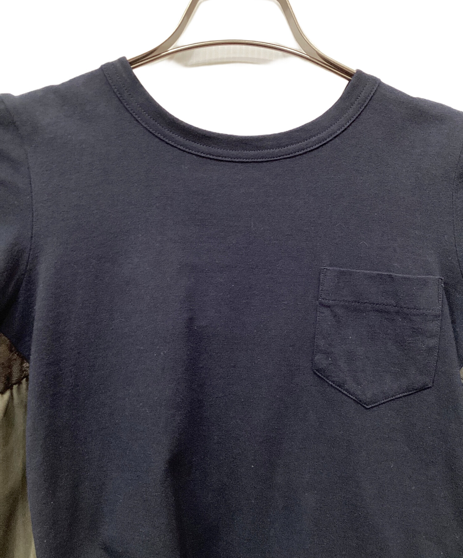 中古・古着通販】sacai (サカイ) レースバックフレアポケットTシャツ