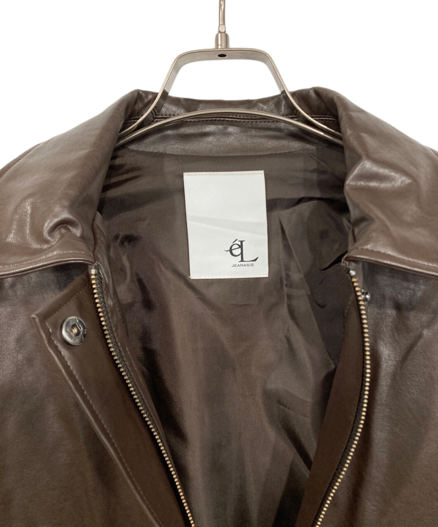 中古・古着通販】eL JEANASIS (エル ジーナシス) フェイクレザー