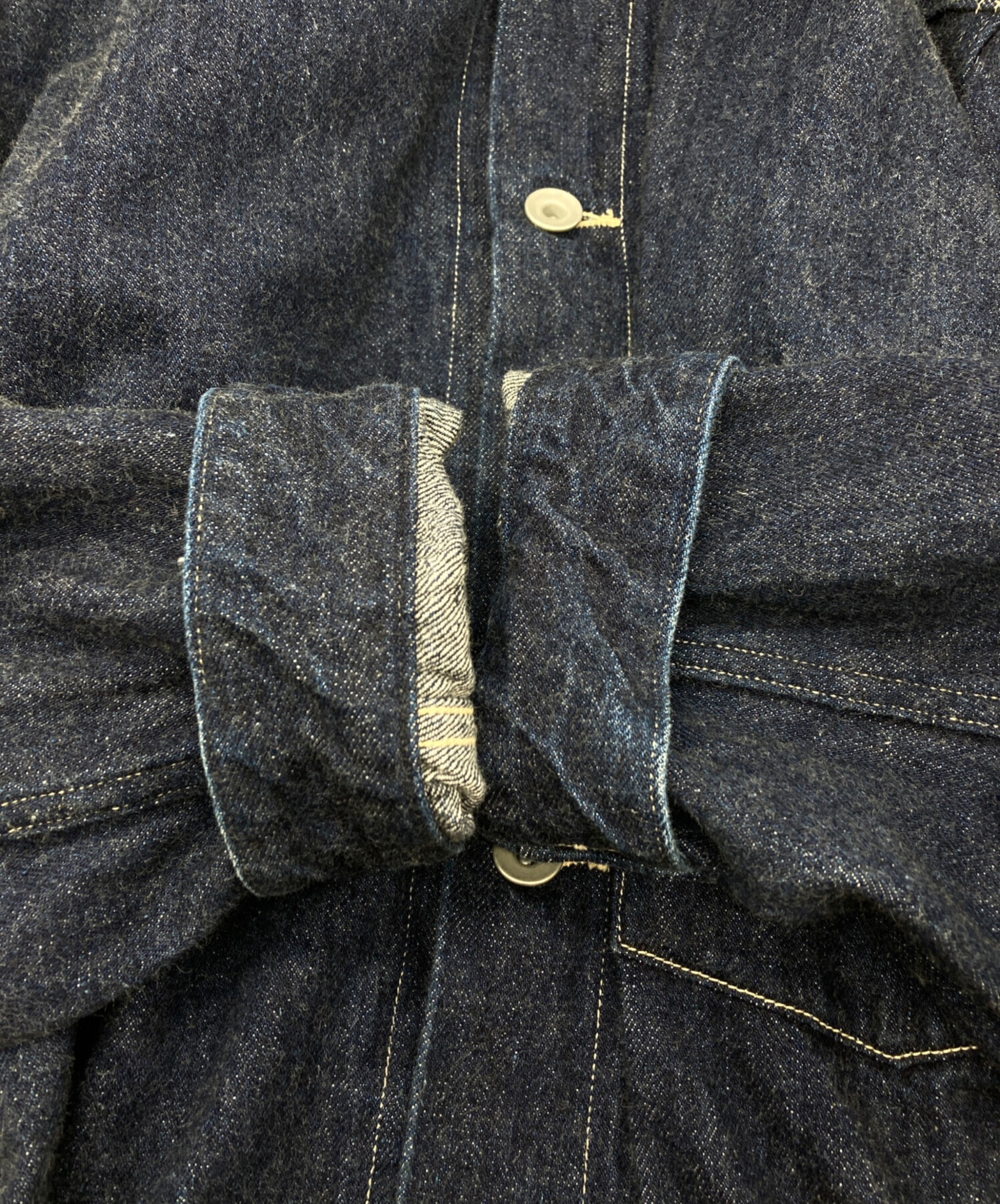 中古・古着通販】COMOLI (コモリ) デニムジャケット インディゴ サイズ