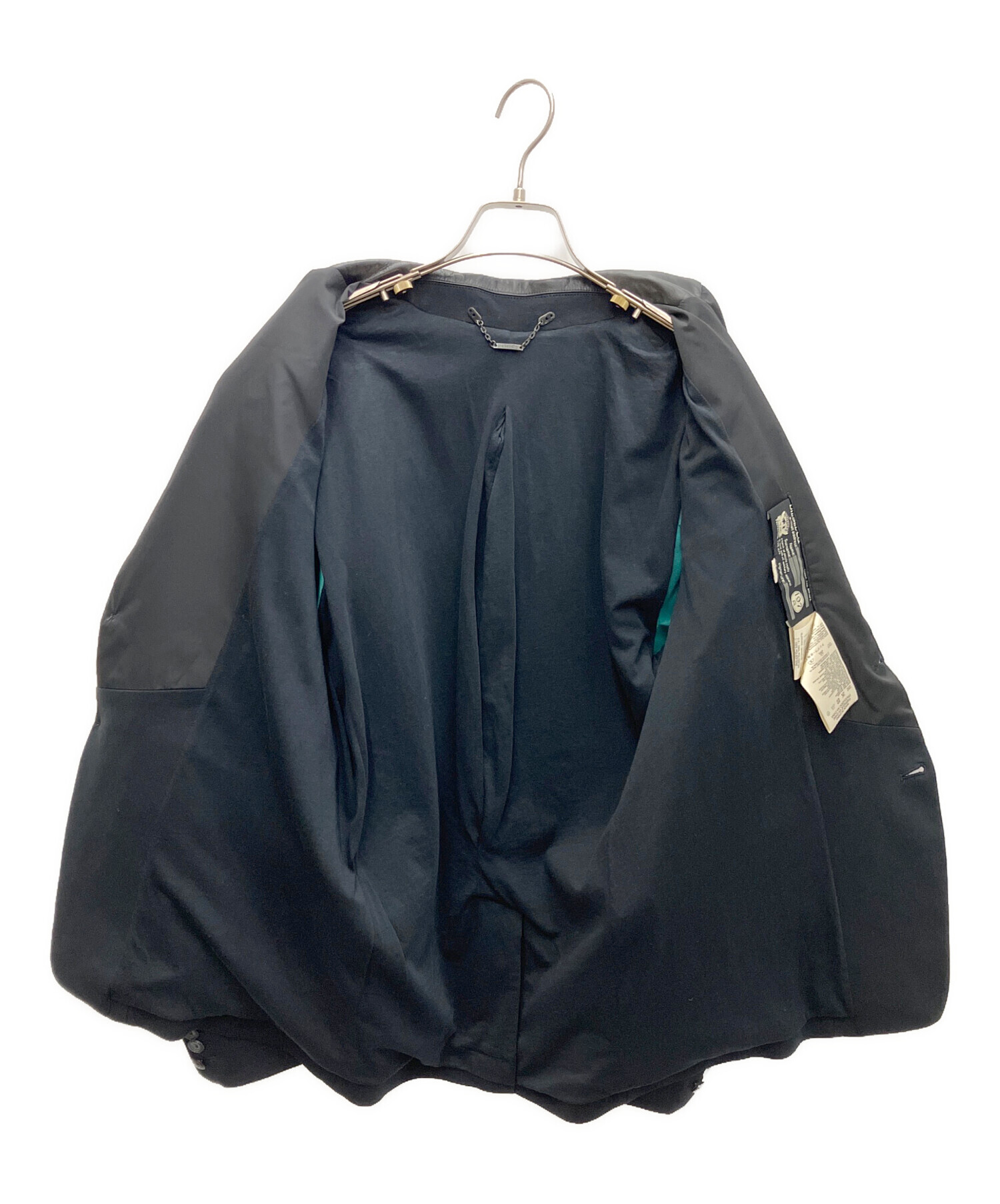 中古・古着通販】DIESEL (ディーゼル) レザーコンビテーラード 