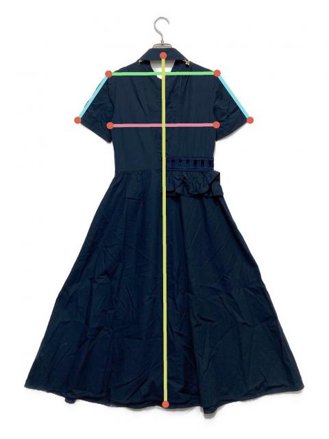 セルフポートレイト プリーツ シフォン オフショルダー レッド UK12 未使用 self-portrait（セルフポートレイト）の古着・中古通販 | 【公式