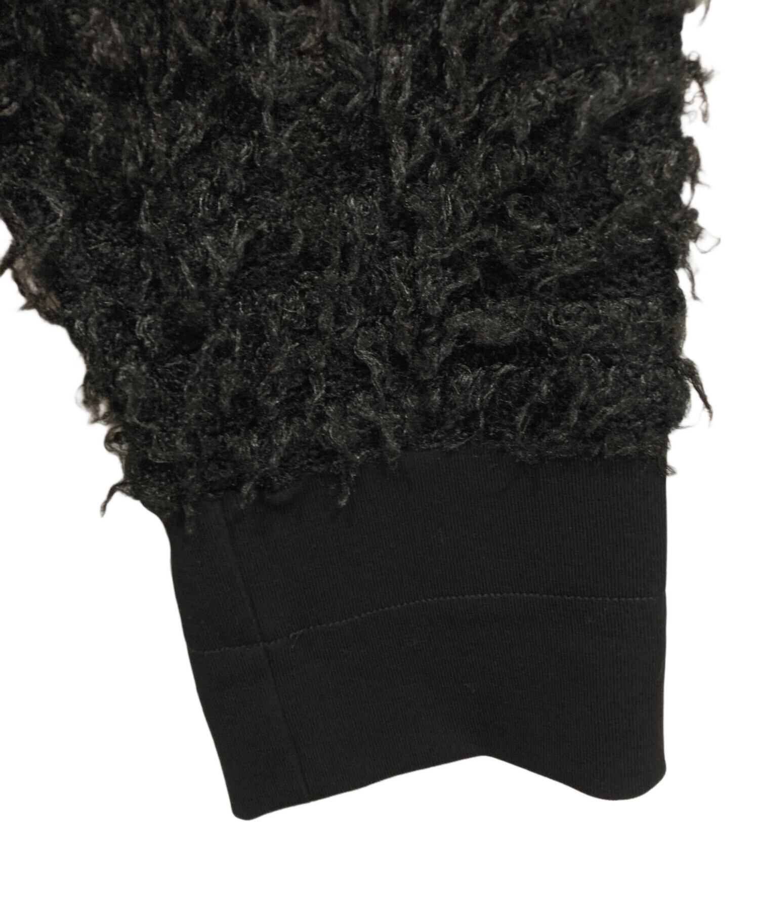 中古・古着通販】ALEGRE (アレグレ) シャギープルオーバー ブラック