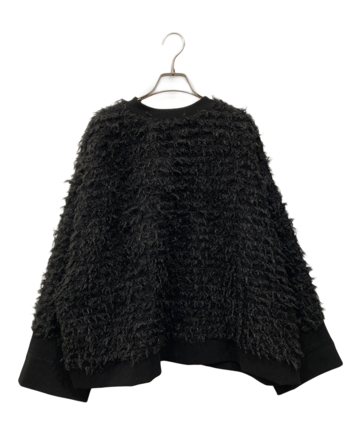 中古・古着通販】ALEGRE (アレグレ) シャギープルオーバー ブラック
