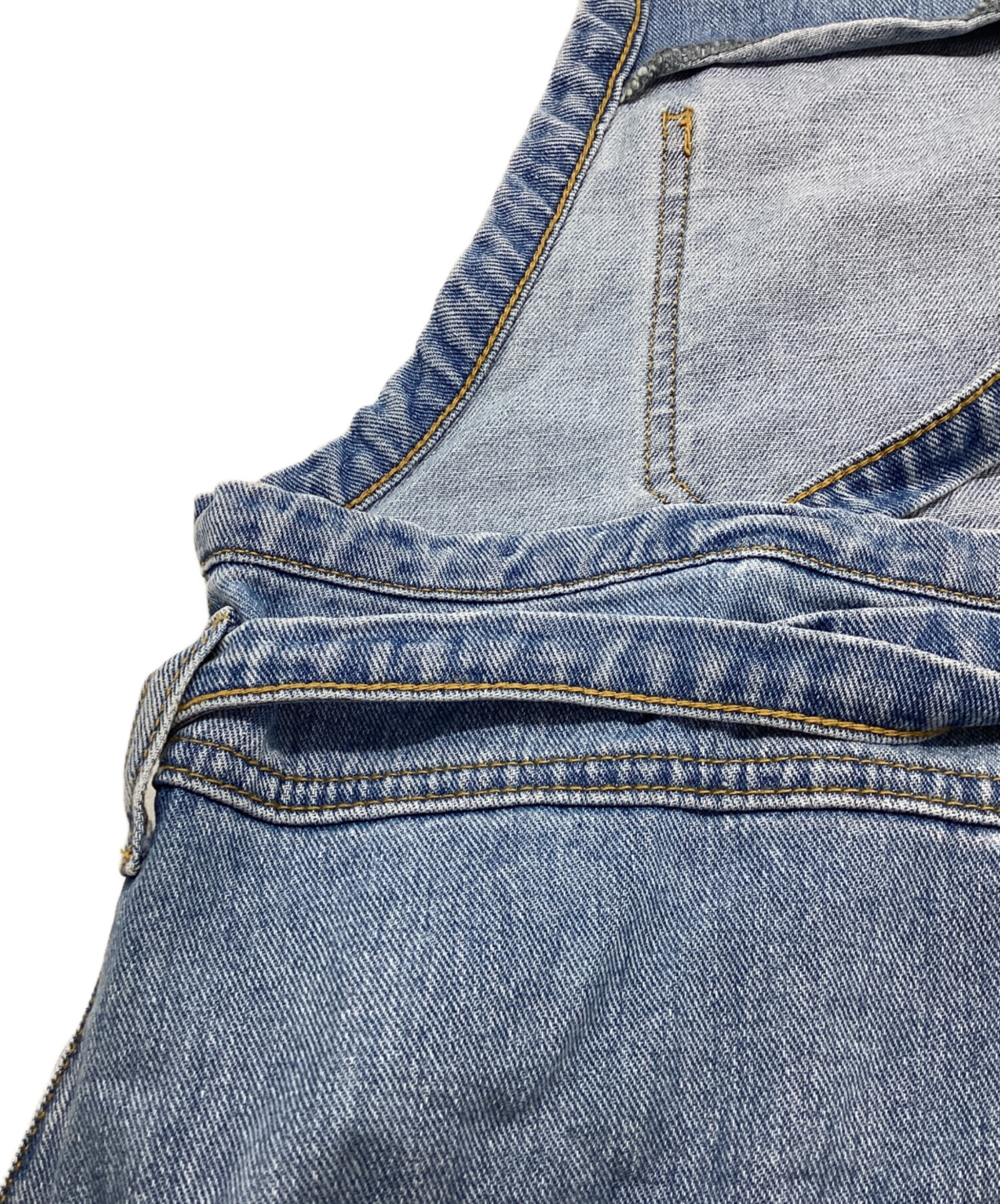 aclent Vintage wash wide アクレント デニム サロペット - メルカリ 