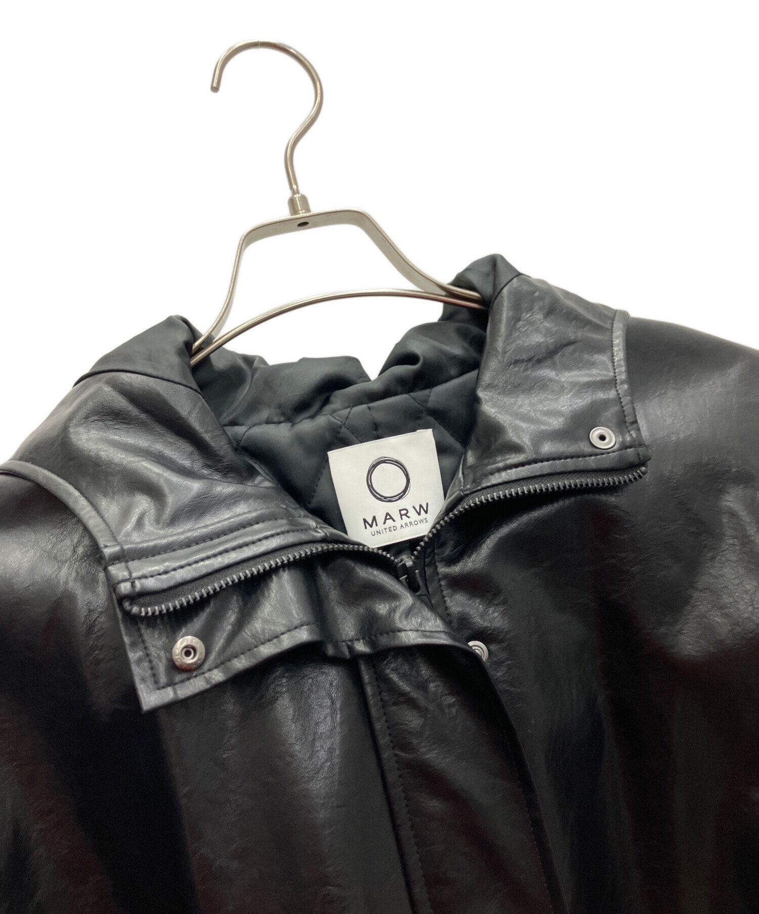 【MARW UNITED ARROWS】レザージャケット 中古・古着通販】MARW UNITED ARROWS (マルゥ ユナイテッドアローズ