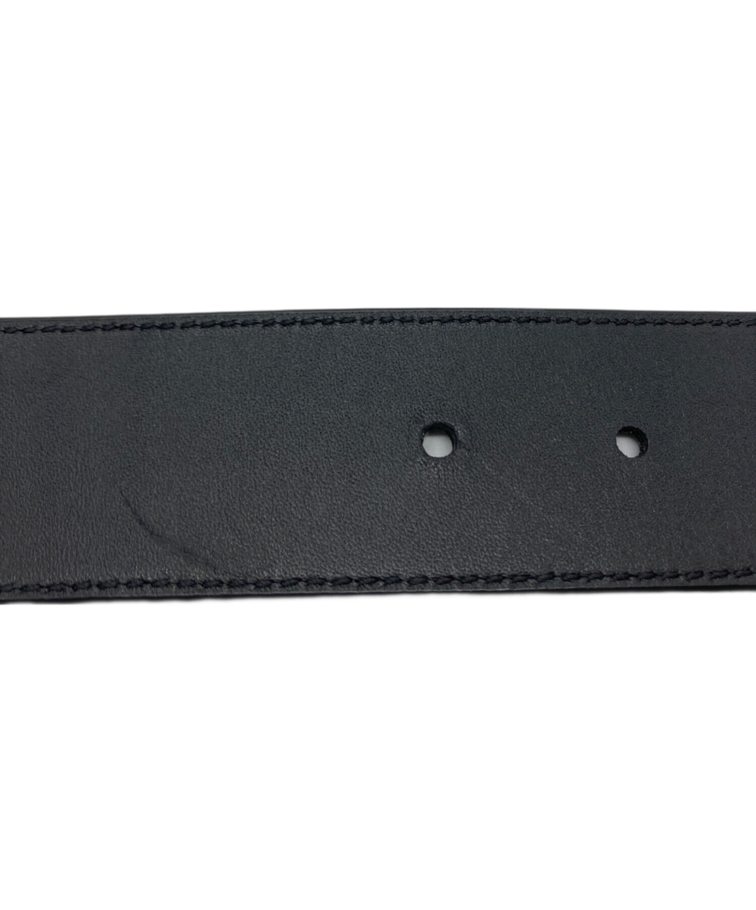 中古・古着通販】COACH (コーチ) シグネチャーレザーベルト ブラック