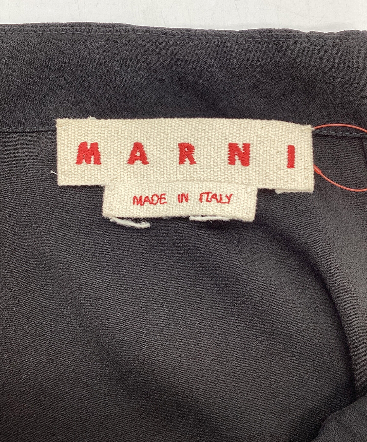 中古・古着通販】MARNI (マルニ) バックリボンブラウス ブラック