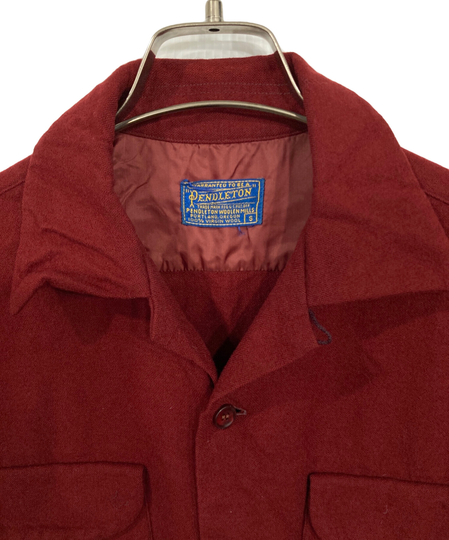 中古・古着通販】PENDLETON (ペンドルトン) 50sボードシャツ レッド