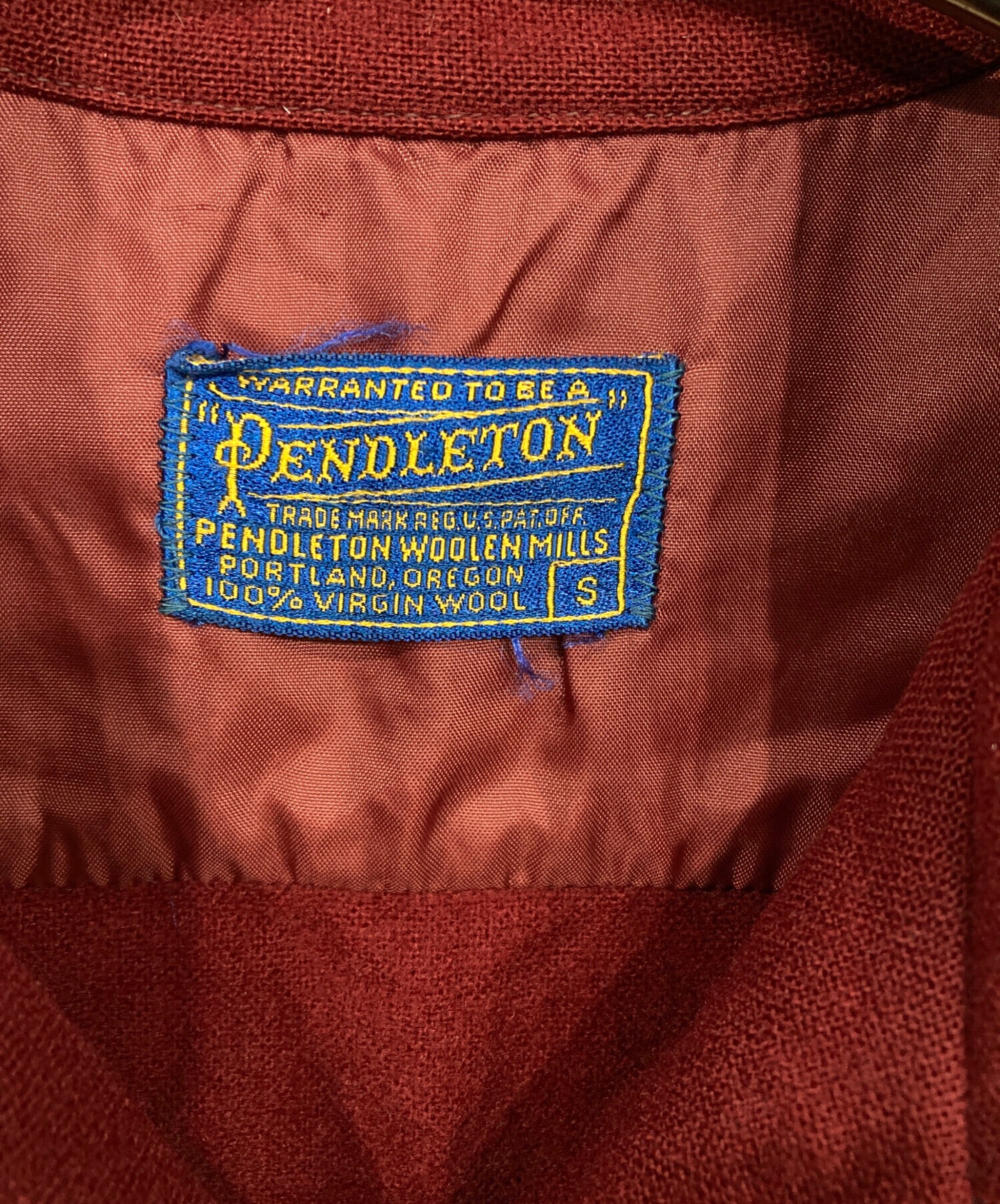 中古・古着通販】PENDLETON (ペンドルトン) 50sボードシャツ レッド
