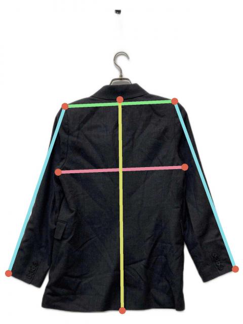 中古・古着通販】Col Pierrot (コルピエロ) ダブルジャケット グレー