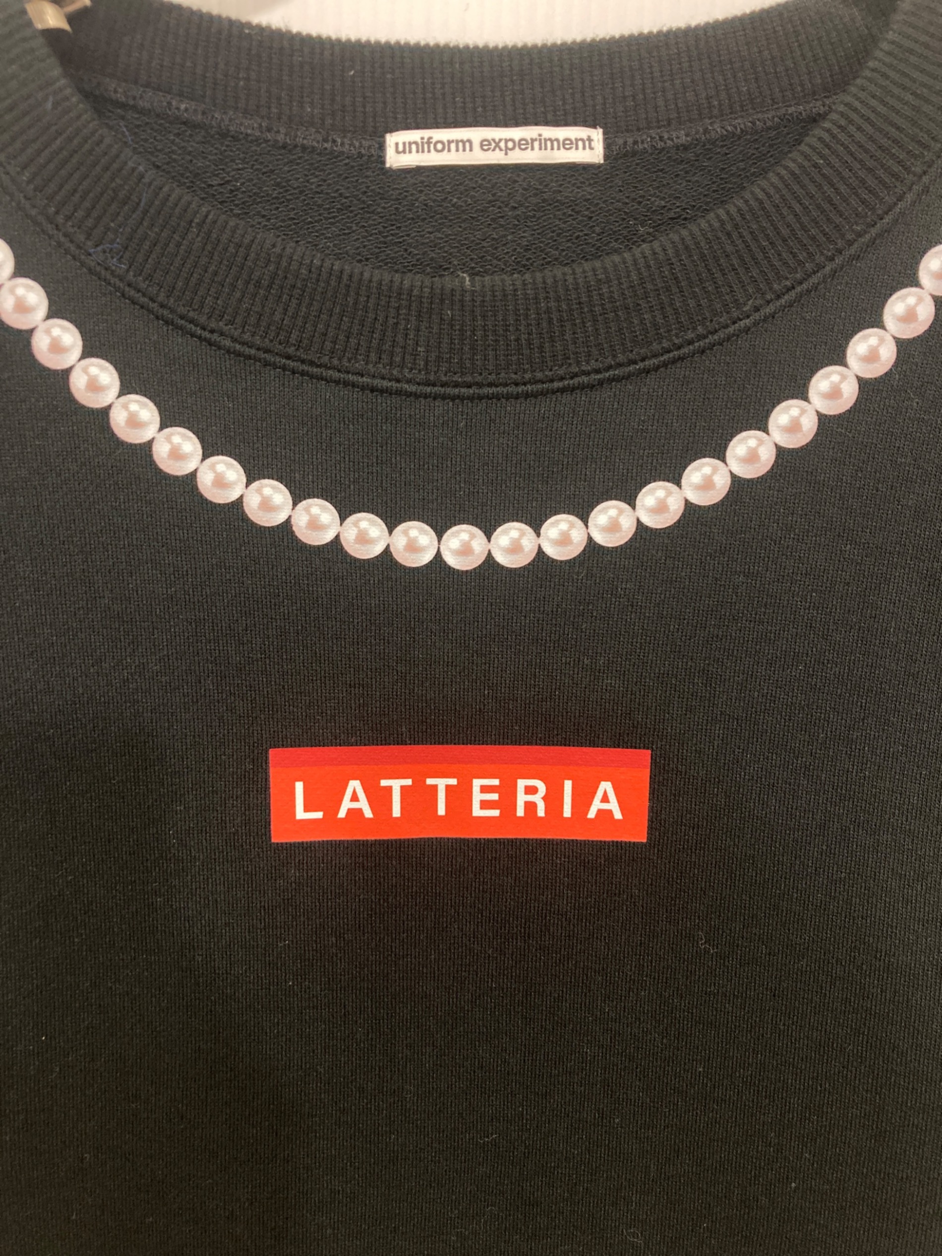 トップス uniform experiment LATTERIA SWEATSHIRT 中古・古着通販】uniform experiment (ユニフォームエクスペリメント