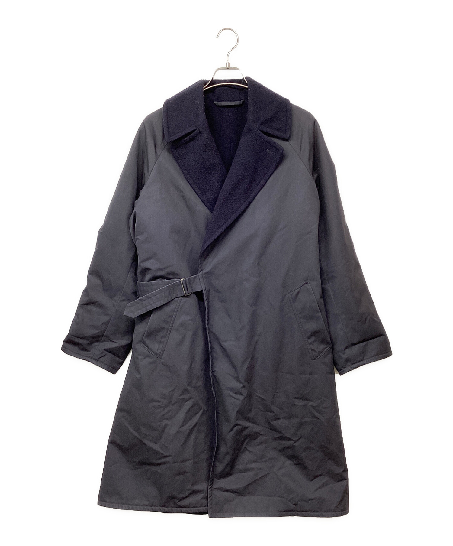 COMOLI ウールナッピング タイロッケンコート