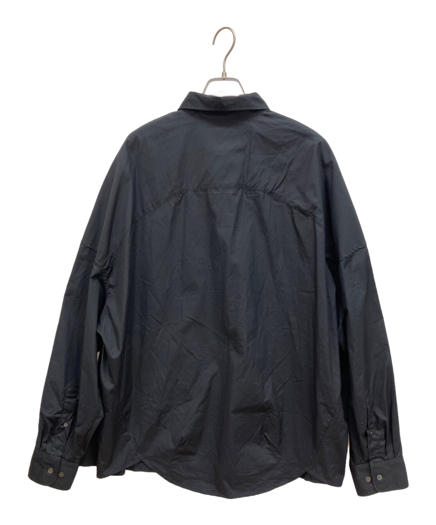 DRIES VAN NOTEN ドリスヴァンノッテン ブラウス XS 黒 【古着】【中古】【送料無料】 中古・古着通販】DRIES VAN NOTEN (ドリスヴァンノッテン) レーヨン混