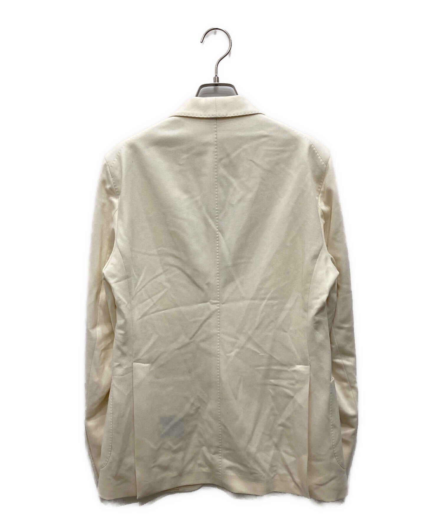 TAGLIATORE テーラードジャケット アイボリー/ブラウンチェック 44