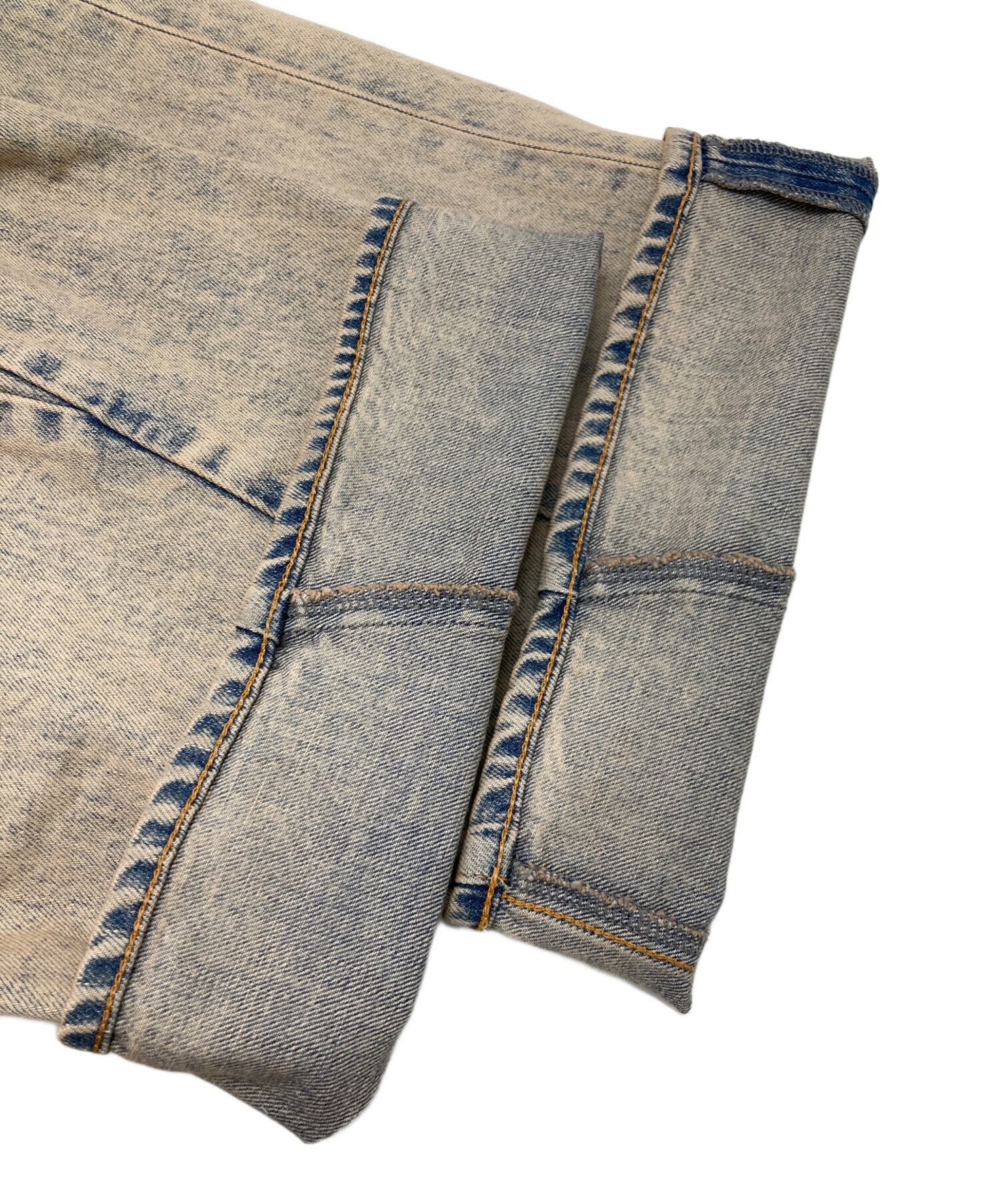 中古・古着通販】moussy (マウジー) CURVED LINE CHEMICAL BAGGY 