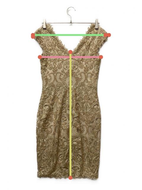 中古・古着通販】TADASHI SHOJI (タダシ ショージ) ドレス ベージュ