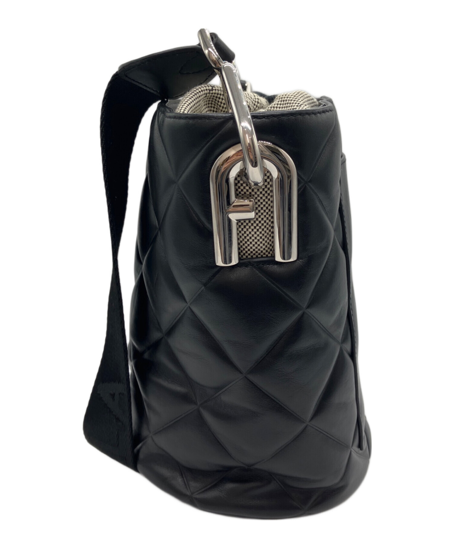 中古・古着通販】FURLA (フルラ) LIPARI S BUCKET BAG ブラック