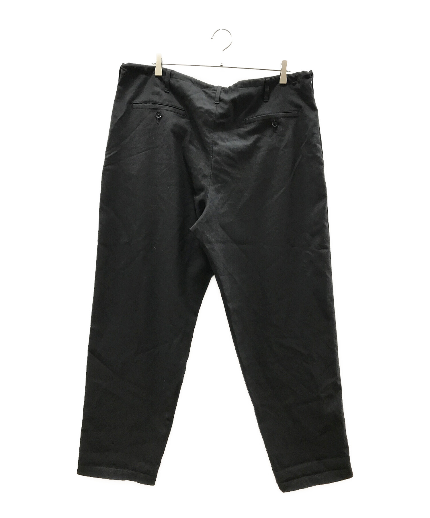 中古・古着通販】GROUND Y (グラウンドワイ) ギャバウエストヒモパンツ 