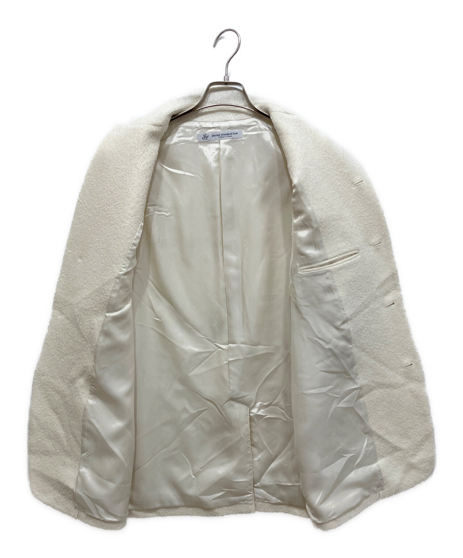 【新品】JOURNAL STANDARD LUXE ツイードヘリンベスト 中古・古着通販】JOURNAL STANDARD LUXE (ジャーナルスタンダード