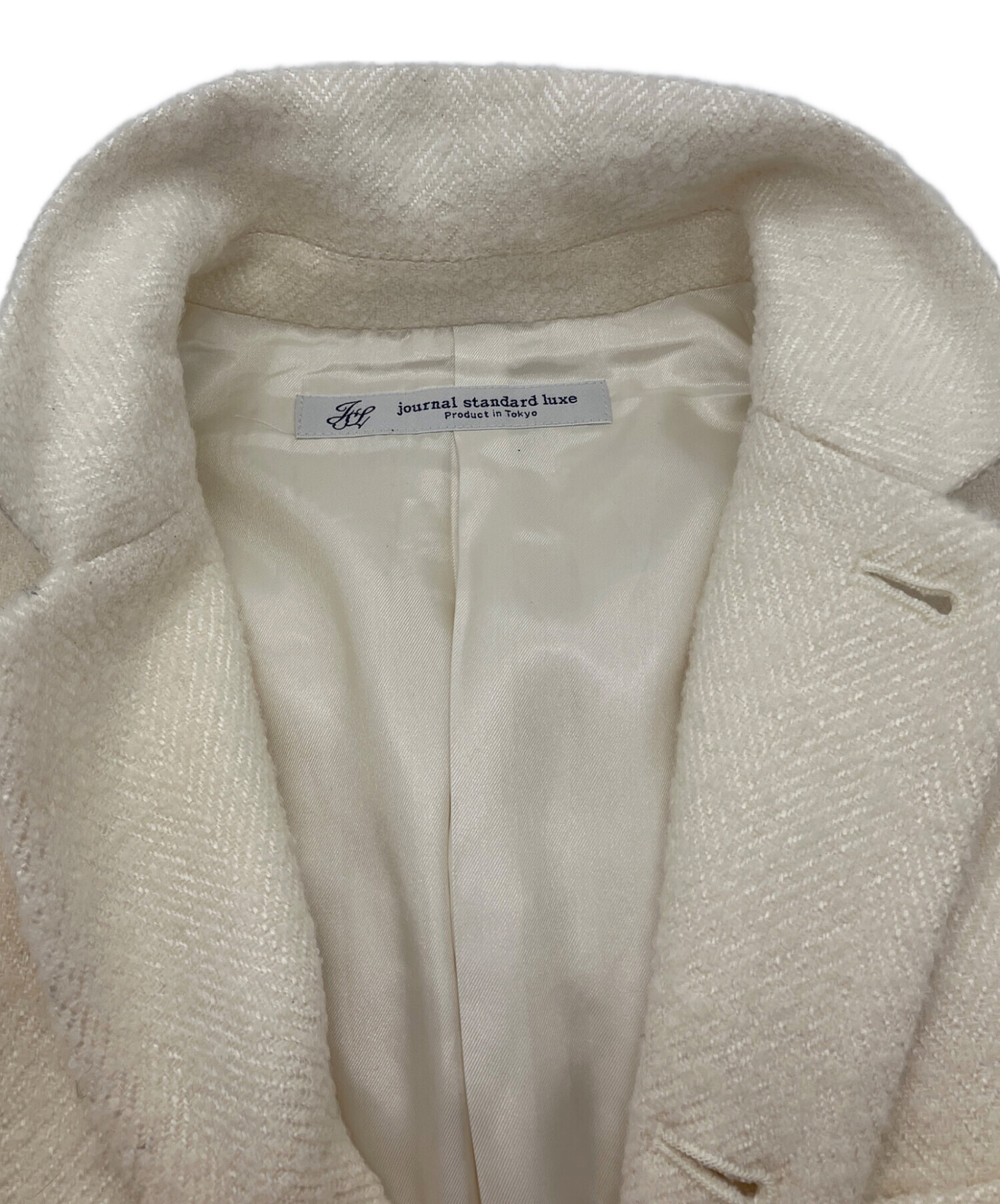 【新品】JOURNAL STANDARD LUXE ツイードヘリンベスト 新品】JOURNAL STANDARD LUXE ツイードヘリンベスト JOURNAL STANDARD