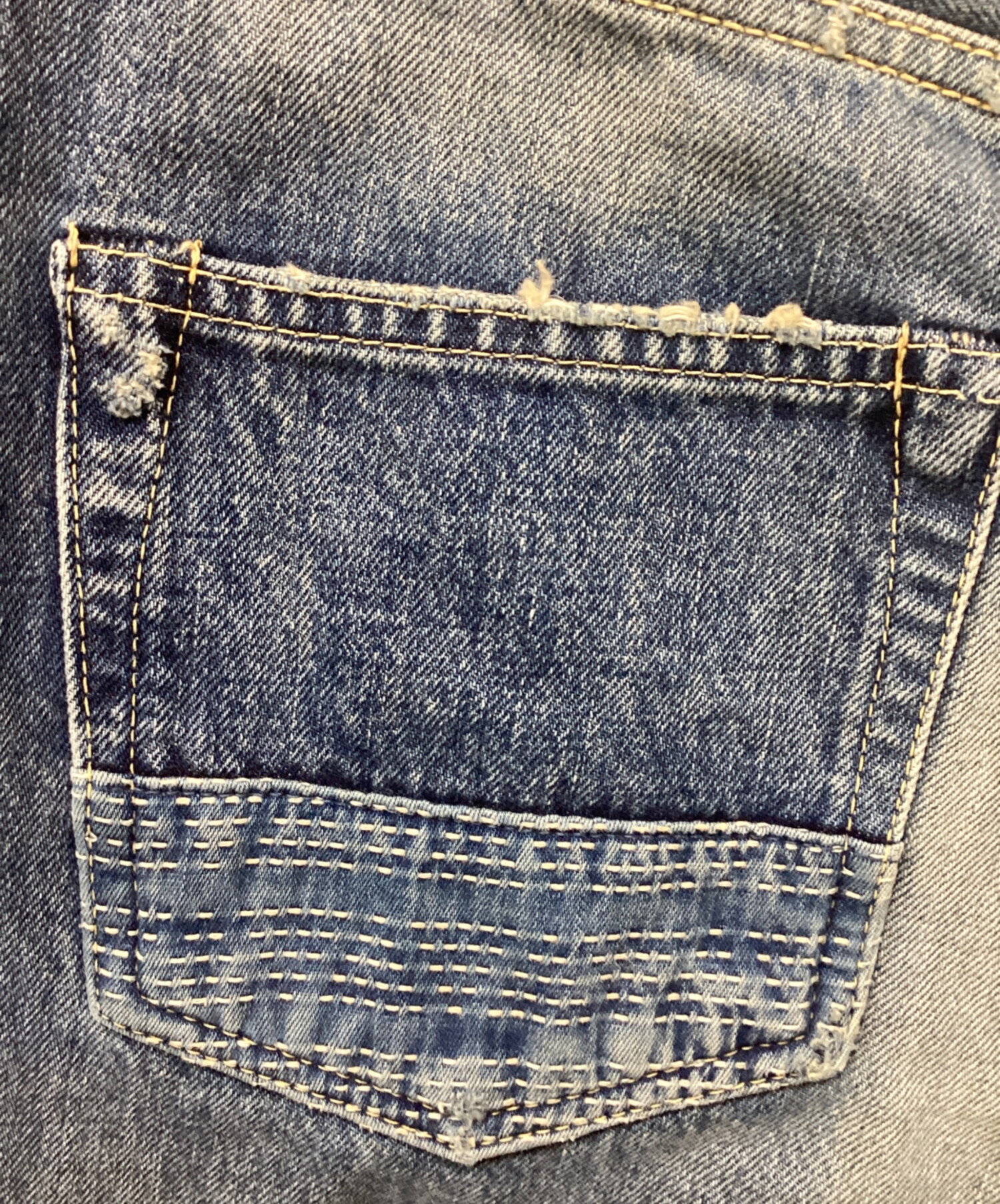 中古・古着通販】FDMTL (ファンダメンタル) ダメージ加工刺し子パッチ