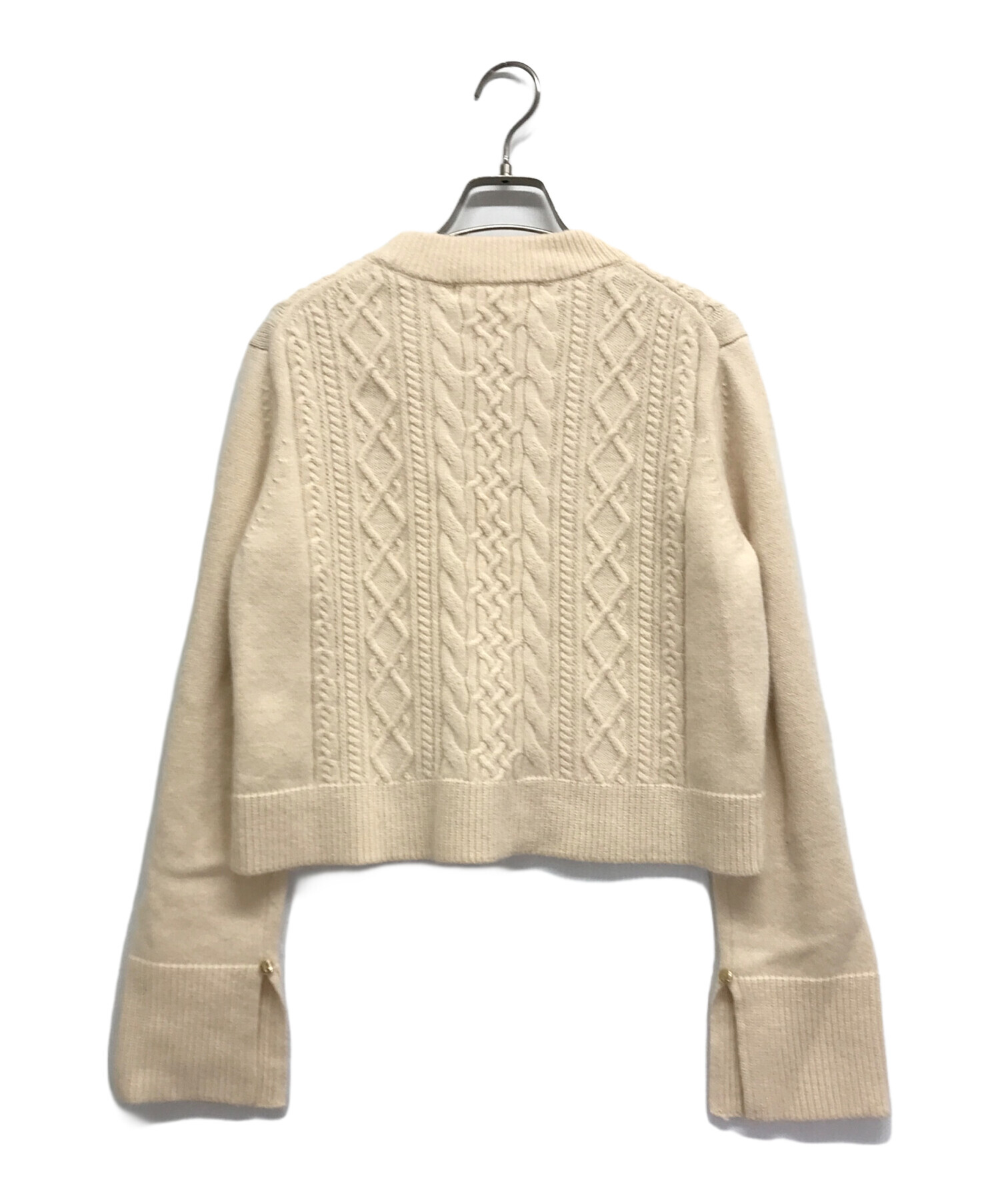 中古・古着通販】Her lip to (ハーリップトゥ) Wool-Blend Cable Knit  