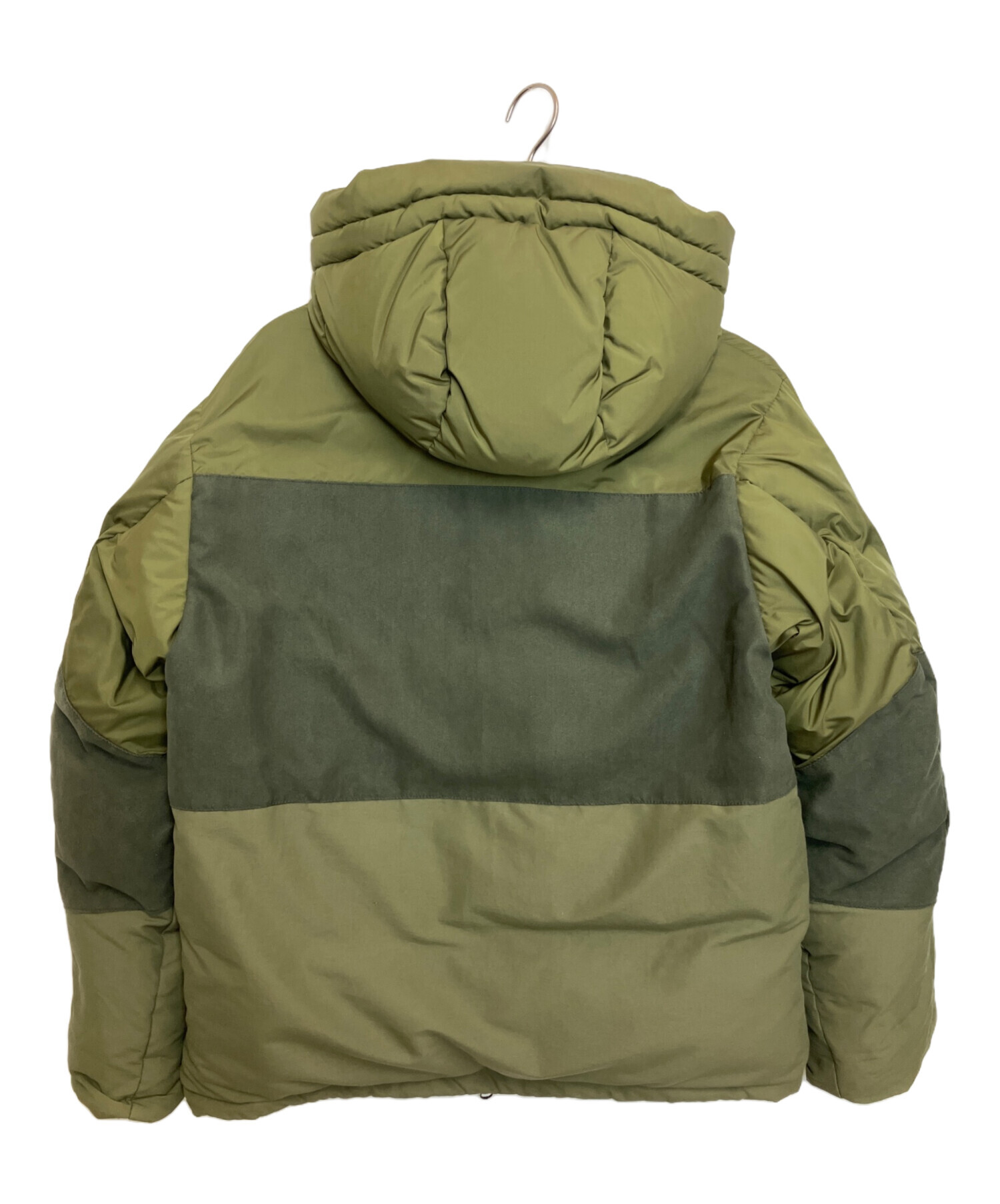 中古・古着通販】ZUCCA (ズッカ) ドッキングダウンジャケット オリーブ 