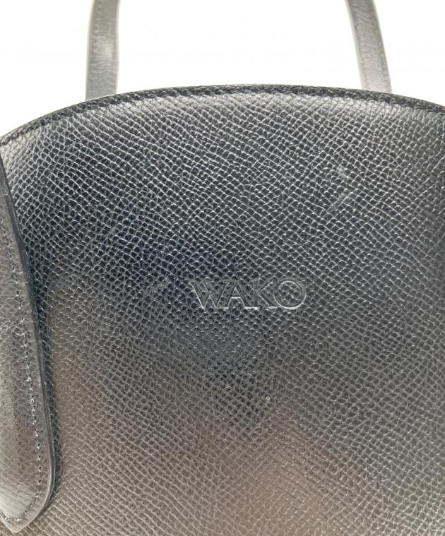 中古・古着通販】WAKO (ワコー) ハンドバッグ ブラック｜ブランド