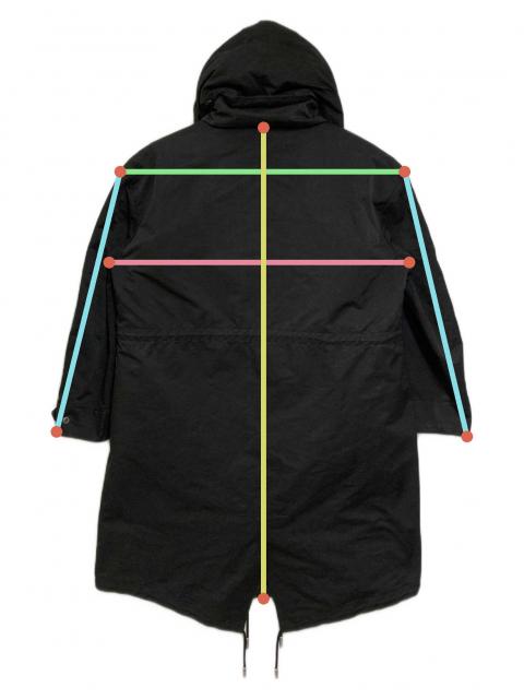 中古・古着通販】THE RERACS (ザ リラクス) ライナー付モッズコート