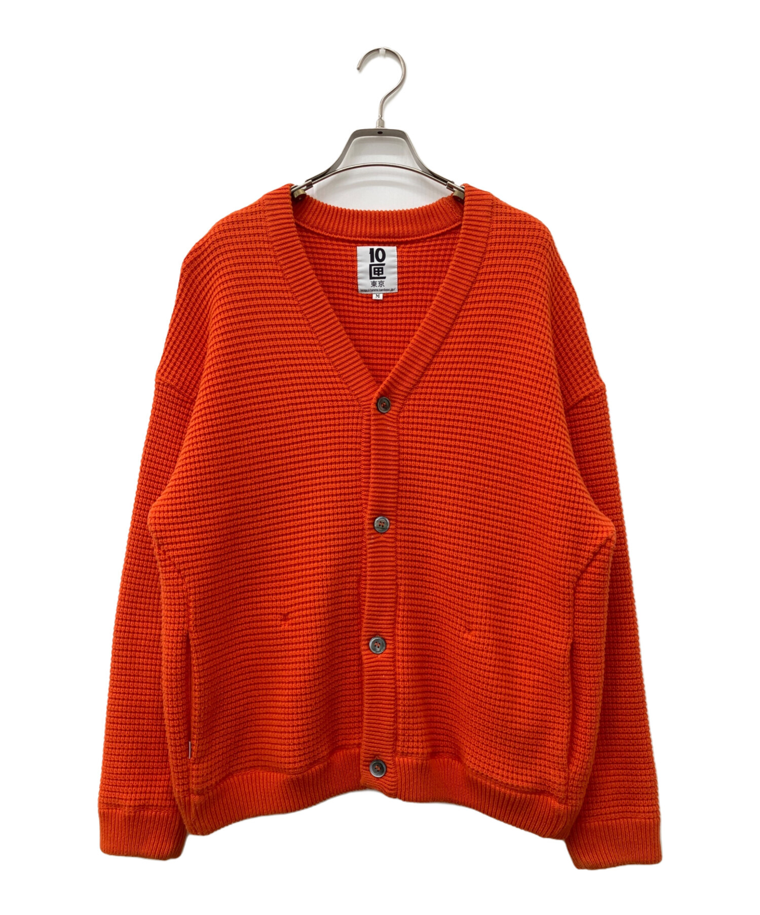 中古・古着通販】TENBOX (テンボックス) FOOTSIES CARDIGAN オレンジ