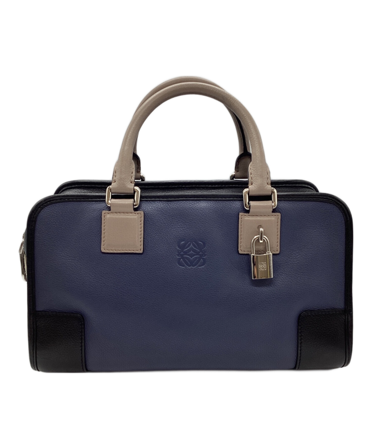 中古・古着通販】LOEWE (ロエベ) ハンドバッグ ブルー｜ブランド・古着 