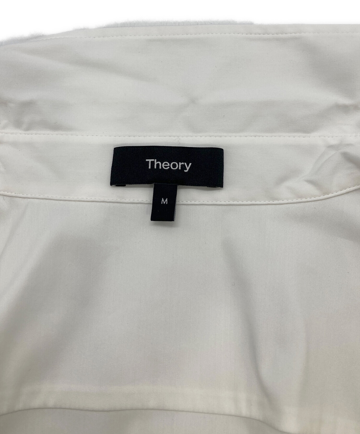 中古・古着通販】theory (セオリー) ストレッチシャツ ホワイト サイズ