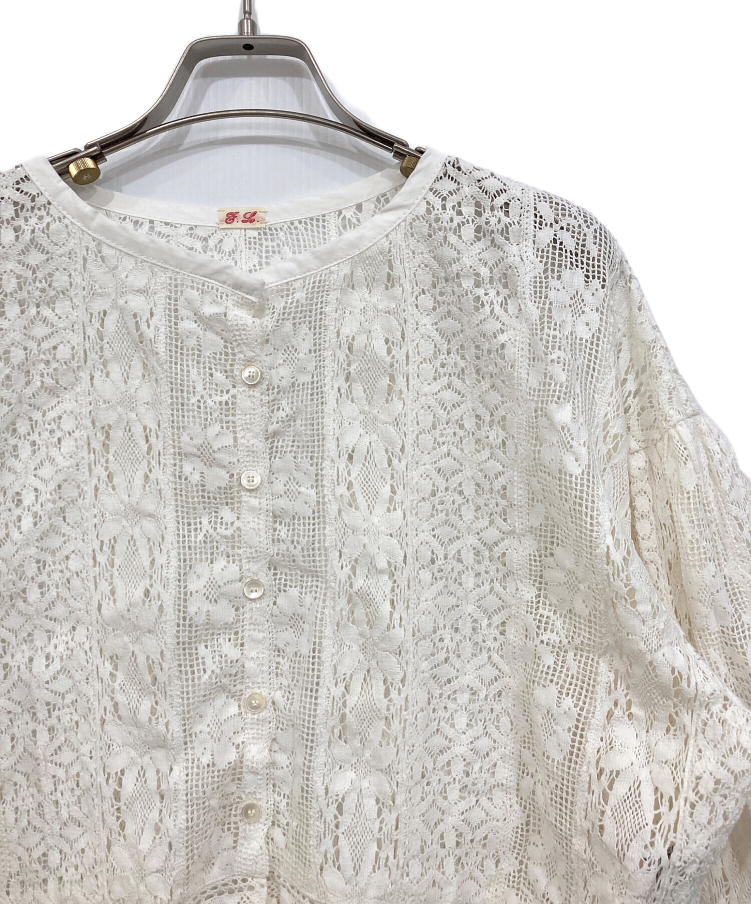 fig London Carol bolero キャロルボレロ カーディガン 中古・古着通販】fig LONDON (フィグロンドン) Carol bolero ホワイト