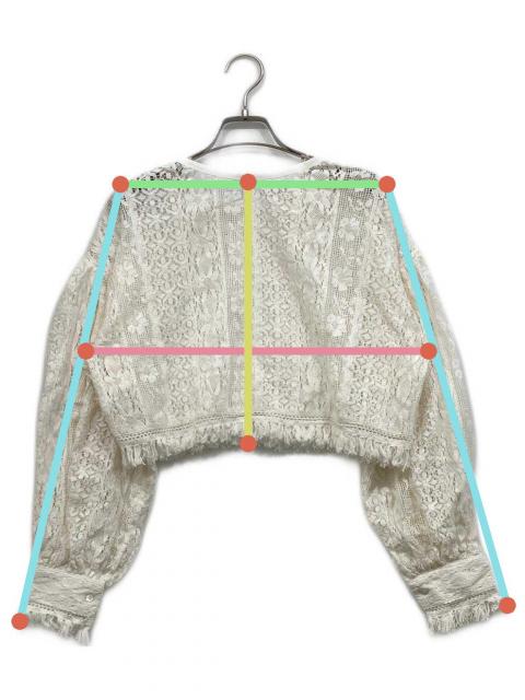 中古・古着通販】fig LONDON (フィグロンドン) Carol bolero ホワイト