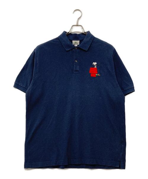 ♦最終♦新品レア LACOSTE×PEANUTS ポロシャツ スヌーピー60周年 ラコステ×ピーナッツ、ポロシャツの上でスヌーピー達がワニと暴れ回る