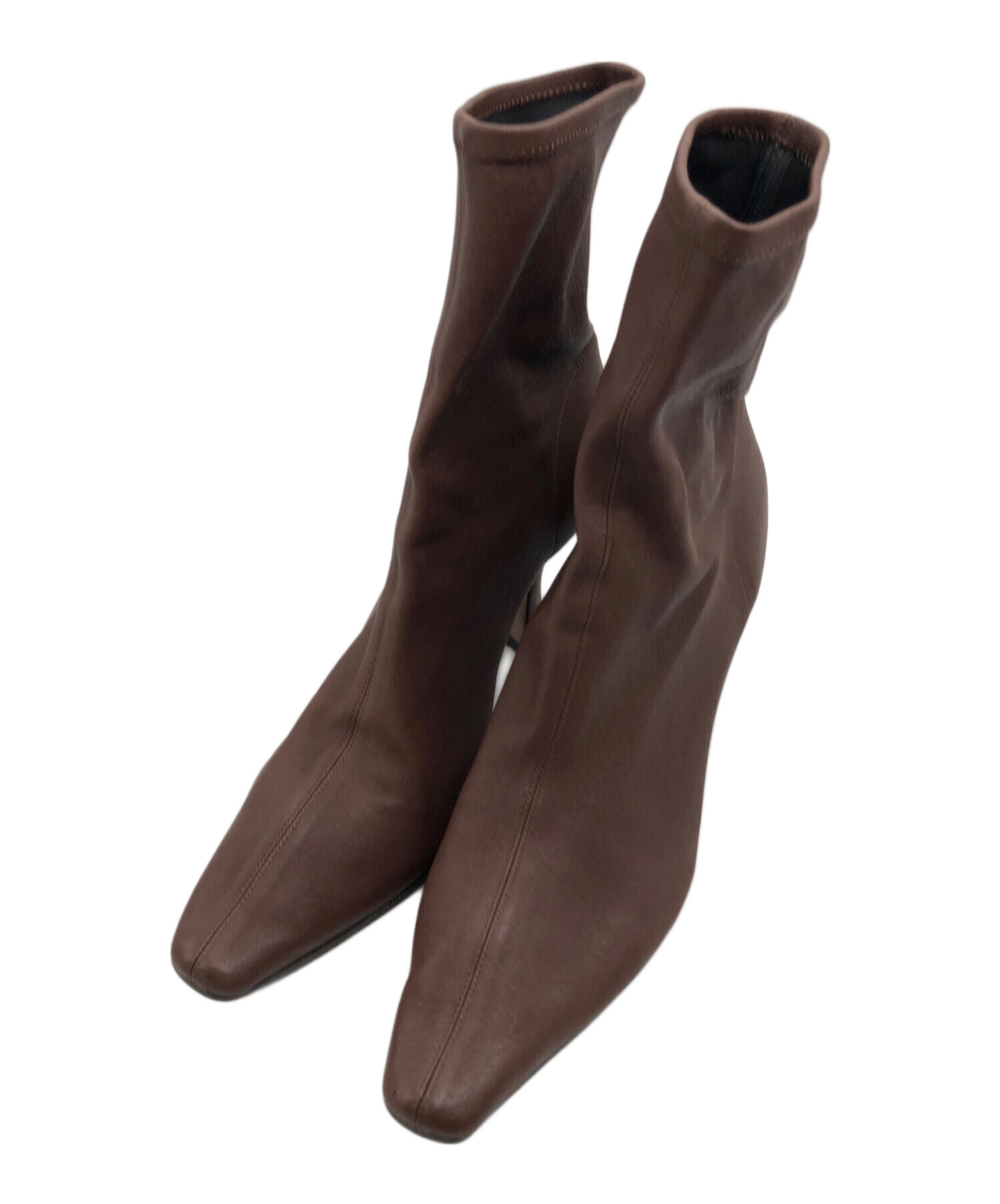 Neous ネオアス ブーツ レディース 【古着】【中古】 中古・古着通販】NEOUS (ネオアス) RAN ストレッチショートブーツ