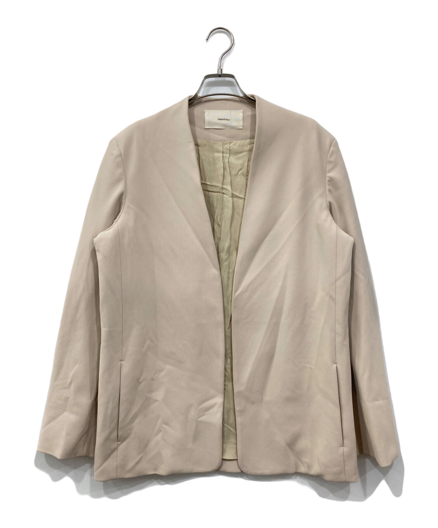 中古・古着通販】TODAYFUL (トゥデイフル) Collarless Twill JK