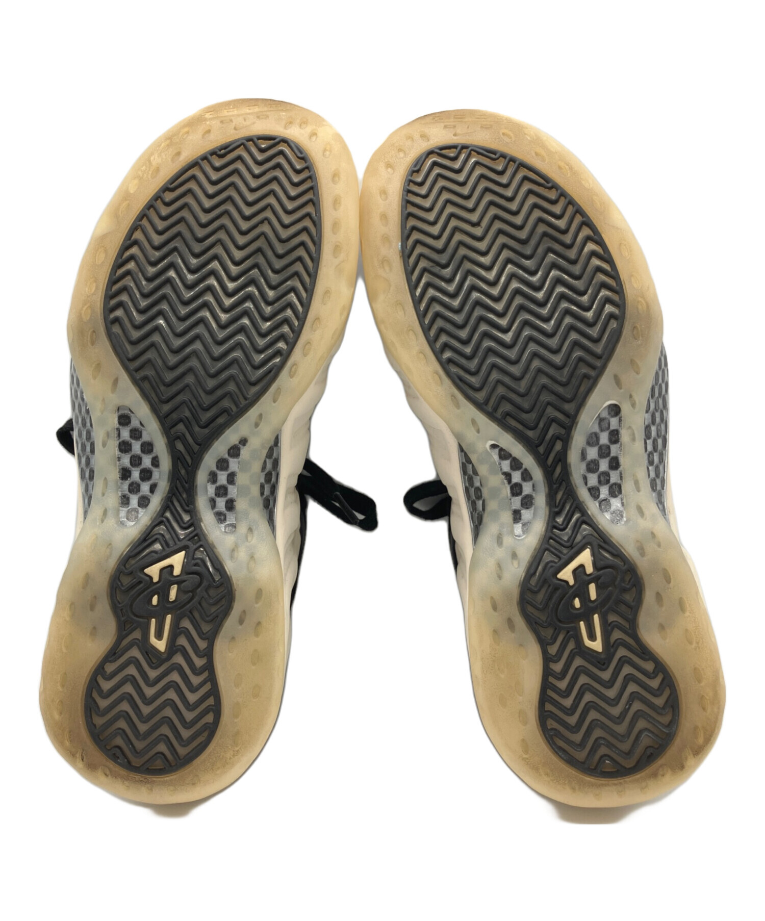 中古・古着通販】NIKE (ナイキ) AIR FOAMPOSITE ONE ホワイト×ブラック