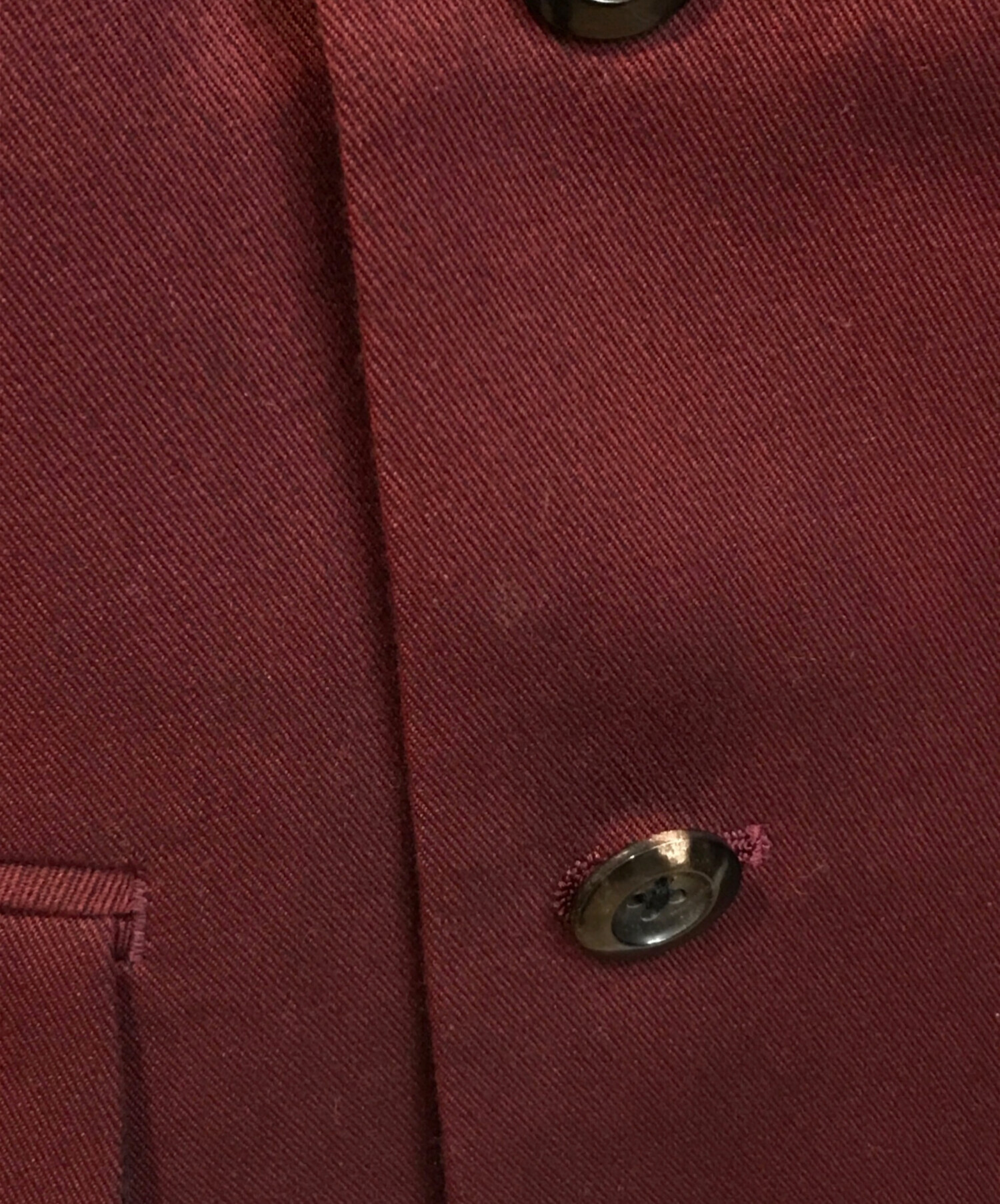 中古・古着通販】Jieda (ジエダ) GABARDINE TAILORED JACKET レッド