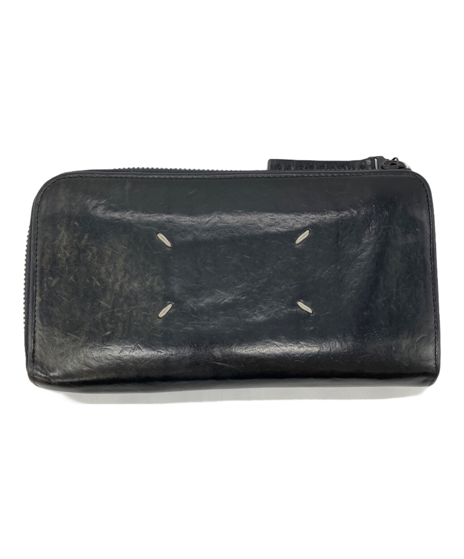 メゾンマルジェラ 長財布 Maison Margiela 　中古品 中古・古着通販】Maison Margiela (メゾンマルジェラ) 長財布 ブラック