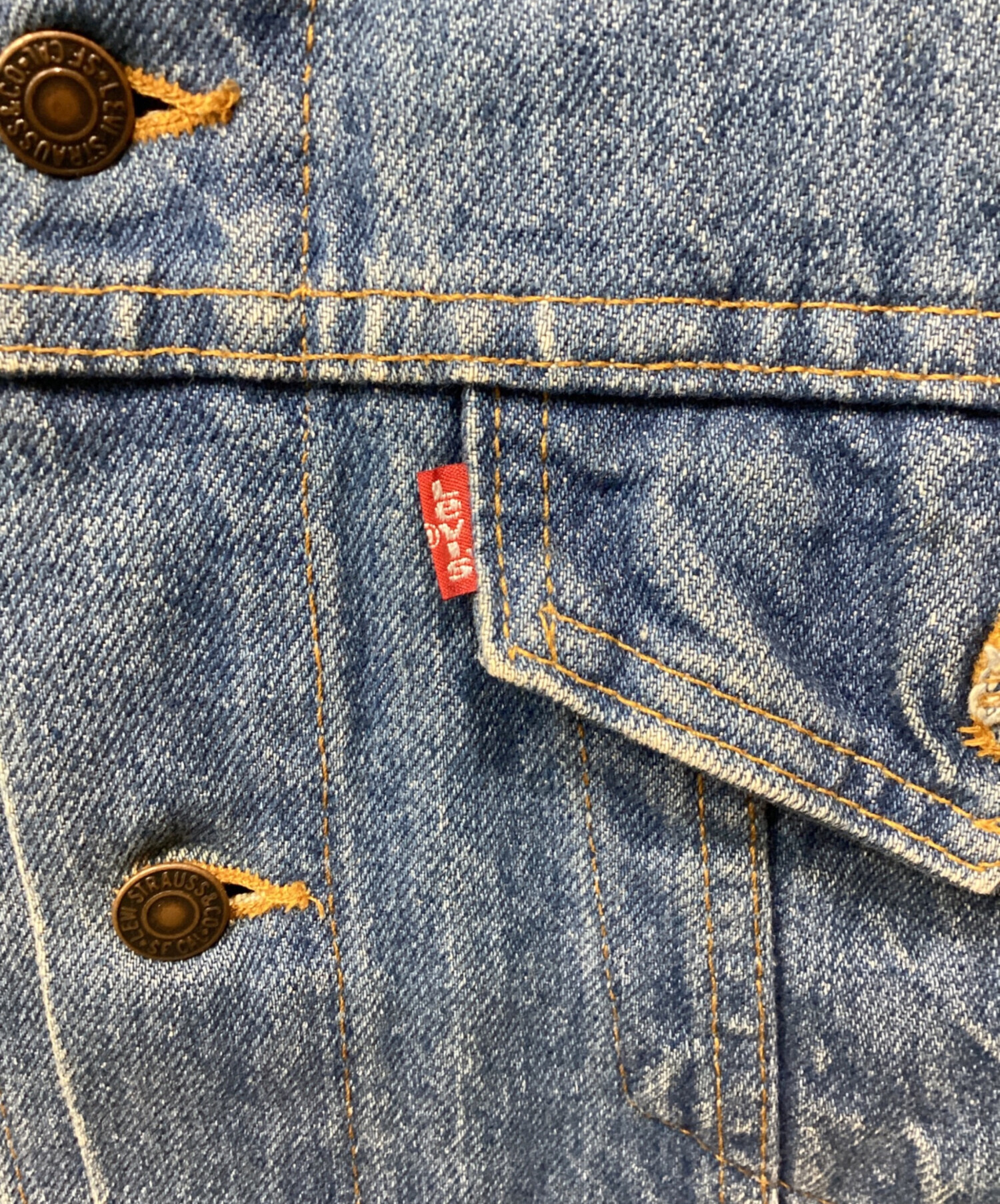 中古・古着通販】LEVI'S (リーバイス) デニムジャケット インディゴ