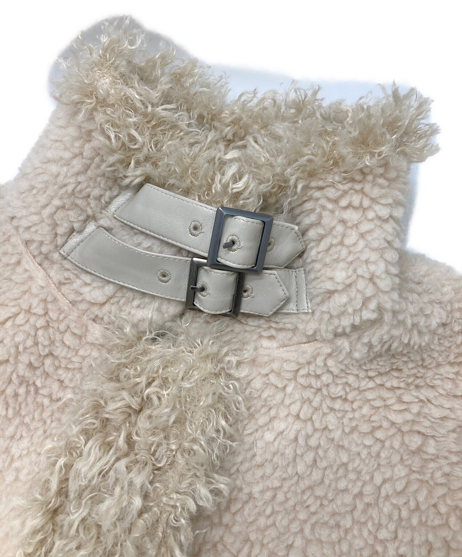 中古・古着通販】Ungrid (アングリッド) ボアコンビムートンブルゾン