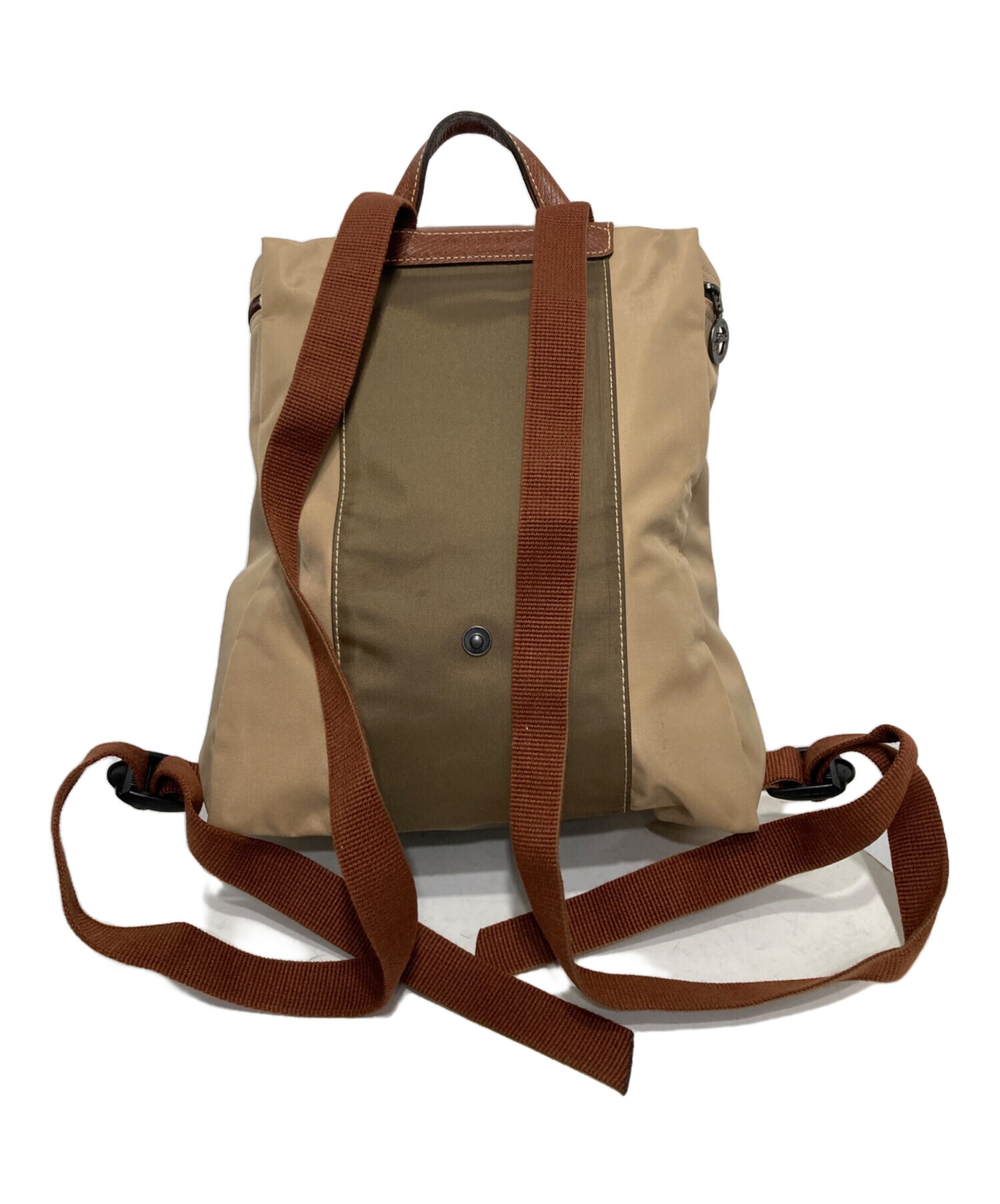 中古・古着通販】LONGCHAMP (ロンシャン) リュック ベージュ