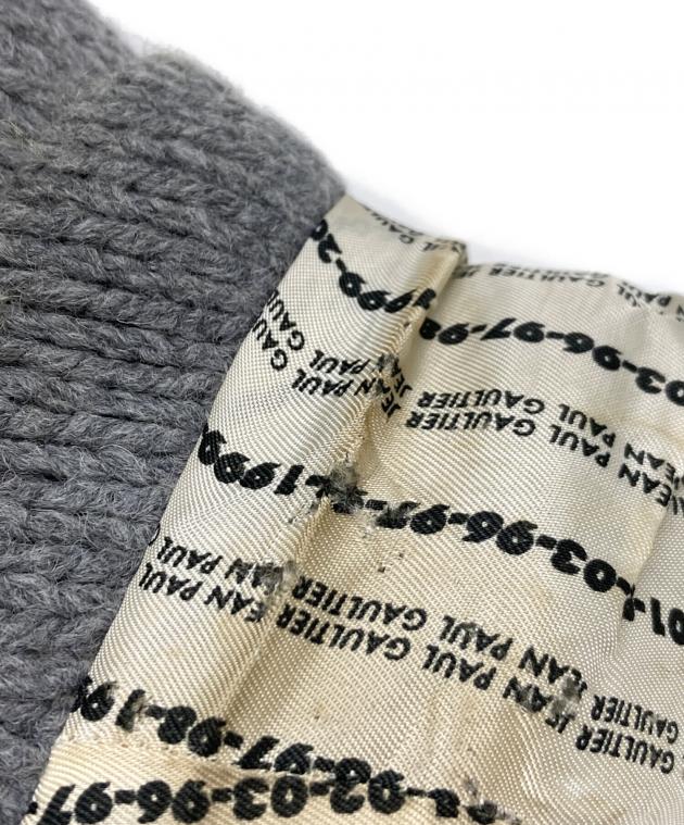中古品】ジャンポールゴルチエ GAULTIER デビルホーンニット帽